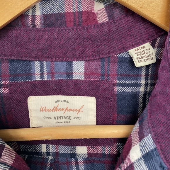 Weatherproof vintage plaid flannel shirt - Picture 2 of 4
